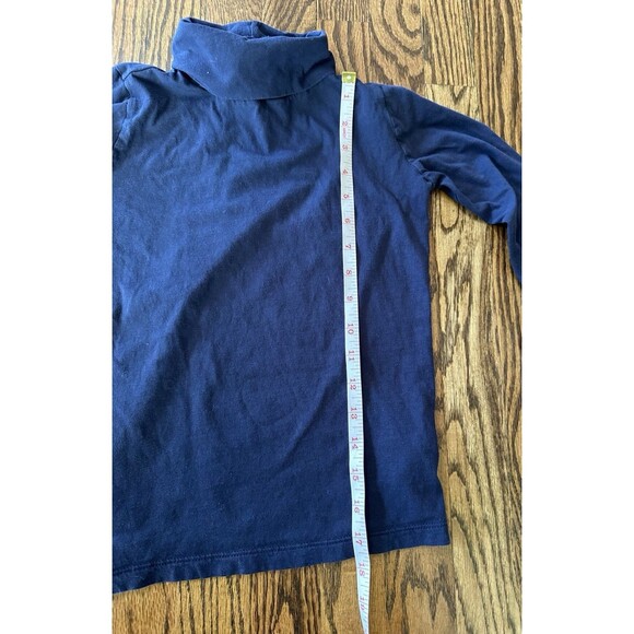 Crewcuts Kids 100% Cotton Navy Blue Long Sleeve Turtleneck Size 10 EUC - Picture 4 of 9